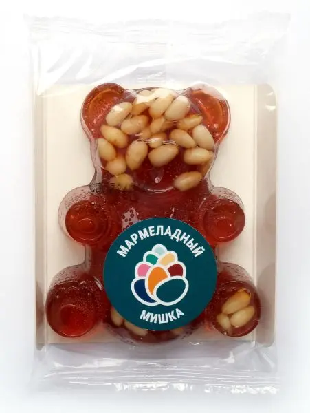 Мармелад сосновый МИШКА на пектине с кедровыми орешками Мармелад сосновый МИШКА на пектине с кедровыми орешками